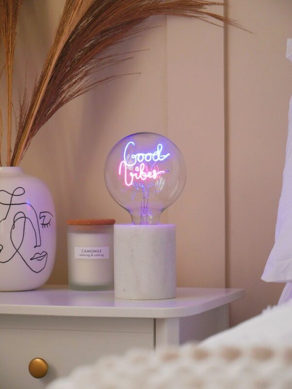 Good Vibes Neon Text Bulb